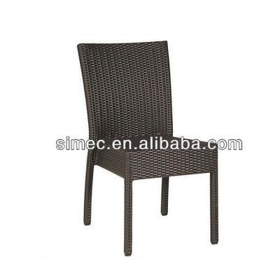 China Garden Set Outdoor Aluminum Tube Rattan Weaving Chair for sale