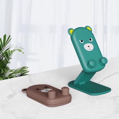 China 2020 Brand New ABS+Silicone+Metal Foldable Mobile Phone Stand With Multi-angle Support Regulation OEM Customize for sale