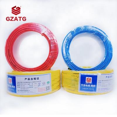 China Antenna and Conduit BV/PVC BEYOND OPTICAL RANGE/ZR-BV/ZR-BVR/NH-BV Insulated 16mm Construction Housing Electrical Wire Grounding Ground Cable for sale