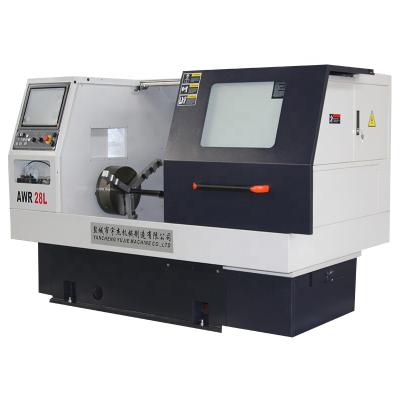 China CNC Lathe Machine For Diamond Cut Alloy Wheel Repair New Product Guide 2021 Linear Diamond Cut AWR28L Alloy Wheel Repair Machine for sale