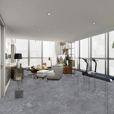 China Modern dark gray polished porcelain floor tile 900x1800mm for sale