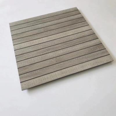 China Modern Sandstone 60x60 Wood Look Rustic Non Slip Ceramic Floor Tile for sale