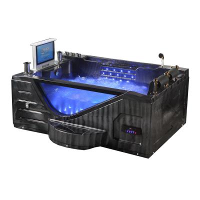 China Eco - Friendly Material Hydraulic 2 Person Massage Whirlpool Bathtub With Led Light for sale