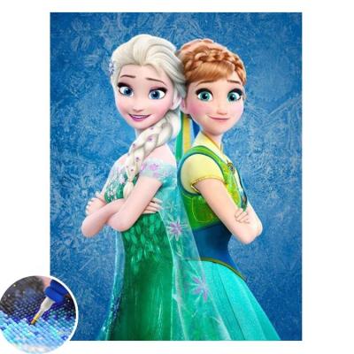 China Disneys anime cartoon full diamond 5D cross stitch handmade or frozen diy painting retail wholesale or custom made American style for sale