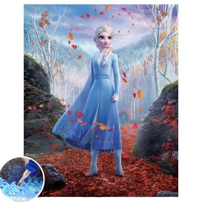 China Disneys Aisha Magic 5D anime cartoon handmade cross stitch full diamond diy painting jelly wholesale or custom made American style for kids for sale