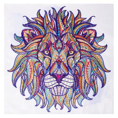 China Wholesale Customized New Creative Special Shaped Diamond Classic/Postmodern Animal And Lion 5D Full Fashion DIY Painting Cross Stitch for sale