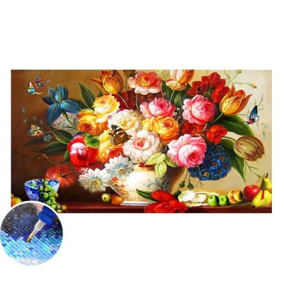 China Classic/Postmodern Wholesale Customized New Classic Flower Pot Art 5D DIY Non-full Diamond Painting Cross Stitch for sale