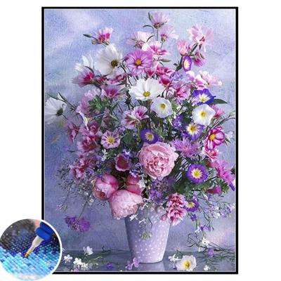 China Wholesale New Classic / Postmodern Customized One Hundred Flowers 5D Full Diamond DIY Painting Cross Stitch for sale