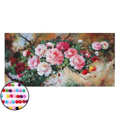 China Wholesale New Customized Tall Flower Classic / Postmodern Full Peony 5D DIY Diamond Painting Cross Stitch for sale