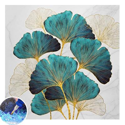 China New Customized Wholesale Classical/Postmodern Biloba 5D Ginkgo Series Flower Full DIY Diamond Painting Cross Stitch for sale