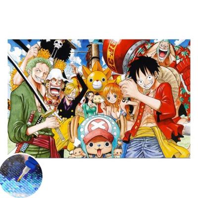 China New One Piece Factory Support Diamond Painting Japanese Anime Wholesale Classic/Postmodern 5D DIY Full Customization For Kid for sale