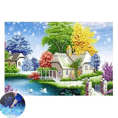 China Wholesale New Customized Landscape Classic / Postmodern Home Nordic Modern Full DIY Kit 5D Diamond Painting Cross Stitch for sale