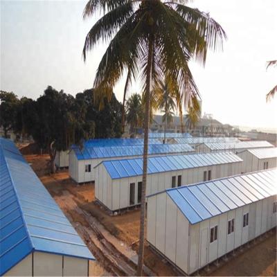 China Cheap Chinese Prefabricated house prices with elevated base system or raised floor system used as camp accommodation à venda