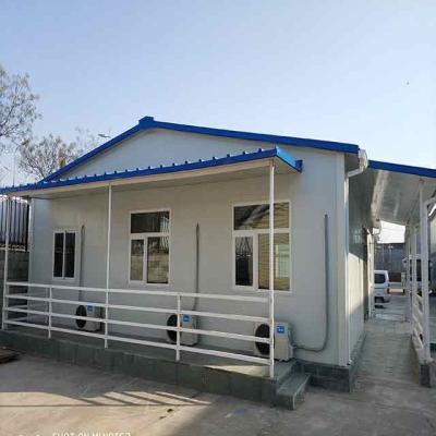 China Sandwich Panel Prefab Site Office Detachable Container House And Accommodation House for sale