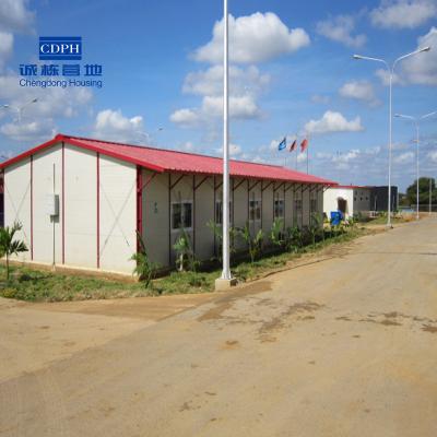 China Adjustable Sandwich Panel Economical Pvc Living Container House Prefabricated House for sale