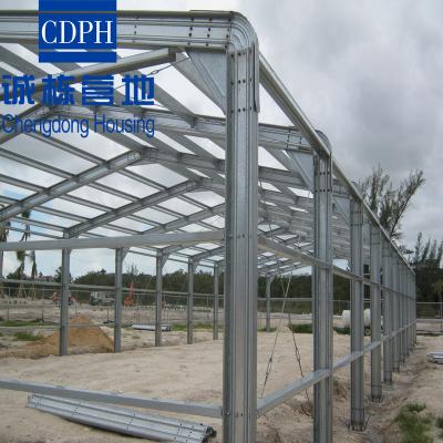 Cina Steel structure warehouse for sale galvanized knock-down type in vendita