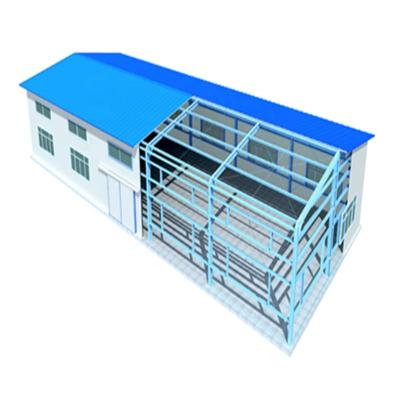 China Modern Used 	Prefabricated Steel Structure Buildings Sale Lowes Kit Homes In Ghana en venta