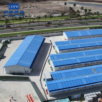 Cina galvanizing structure plant, prefabricated steel frame house in vendita