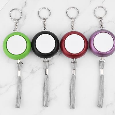 China OEM Self-Defense Recharge 130db Security Alarm Key Chain Anti Attack Elder Personal Rape Rescue Personal Alarm Pink Yellow LED for sale