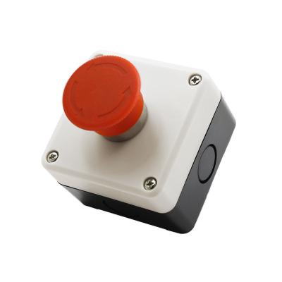 China ABS E-stop Push Button Switch Emergency Stop Switch Emergency Stop Switch Button Box One Normally Open And One Normally Closed for sale