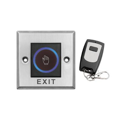 China Stainless Steel Panel Infrared Switch Button Touch Door Push Button Door Release Infrared Switch for Access Control System Door Infrared Button for sale