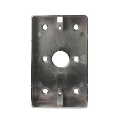 China 28mm thickness zinc alloy zinc alloy back box for door metal exit switch button push button back box for sale