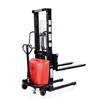 China Material Handling Equipment 2 Ton Semi Electric Pallet Lifter Walkie Stacker Forklift for sale