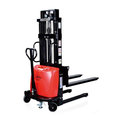 China Material Handling Equipment Warehouse Pallet Lifter Semi Electric Walkie Stacker Forklift for sale