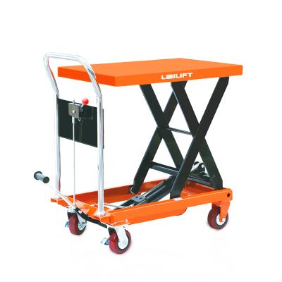 China Material Handling Equipment Mobile Warehouse Hydraulic Manual Scissor Lift Platform Lift for sale