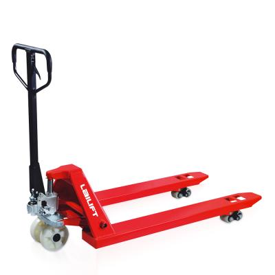 China Long Service Life Wheel Hydraulic Pump Nylon Hand Pallet Truck 520*1150mm for sale