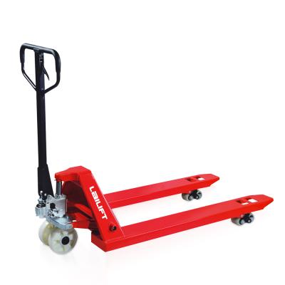 China Material Handling Equipment Hydraulic Pump Forklift Hand Pallet Truck Nylon Wheel for sale