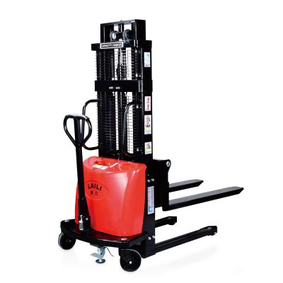 China Material Handling Equipment Battery Operated Mini Pallet Jack Semi-Electric Stacker for sale