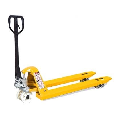 China PU/Nylon/Rubber Hydraulic Pump Hand Pallet Truck Manual Fork Lifter for sale