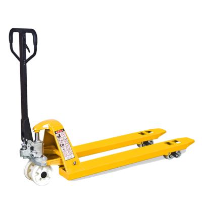 China PU/Nylon/Rubber hydraulic hand pallet trucks for sale hot sale 2500KG lonking durable 2.5ton forklift for sale