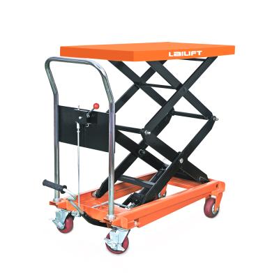 China LAILI Hand Scissor Lift Pallet Truck, 350kg/500kg/1000kg 350kg/500kg/1000kg for sale