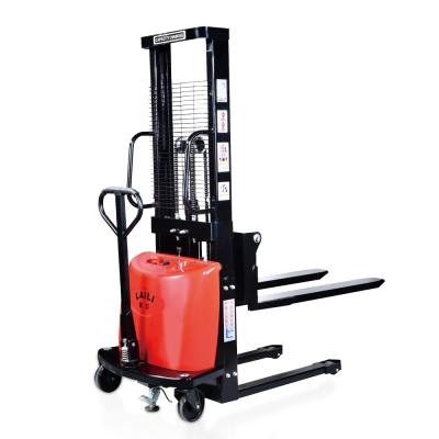 China 2000 Kg Small Electric Pallet Trucks Material Handling Equipment Self Loading Stacker for sale