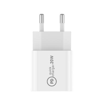 China UniversalÂ   In US EU Plug 20w Palladium Charger UK Plug 20w USB Mini Size 20W Current Mobile Phone Charger Fast Charging Travel For Iphone12 Apple for sale