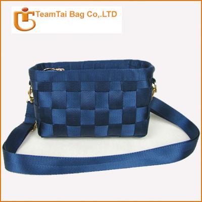 China Hot Selling Handmade Tote Bag Seat Belt Messenger Bag for sale