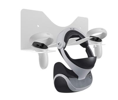 China Multifunctional Metal VR Wall Mount Storage Rack Holder Hook for Oculus Search 2 Headset and Touch Controllers for sale