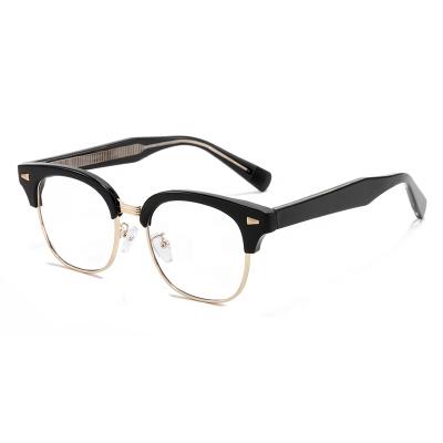 China For reading glass optical frame single light Japanese quality GM myopic retro TR90 and Korean plate eyebrows tide for sale