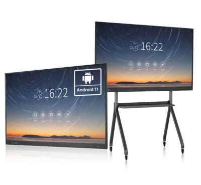 China OPS 65 4K Android Display Interativo Panel 75 Polegadas Monitor Smart Toque Lousa Interativa 75inches Polegadas for sale