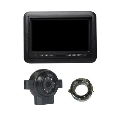 China Bus Trucks Waterproof 24V Night Vision Car Reversing Camera System With 7 Inch Screen For Trucks Buses for sale