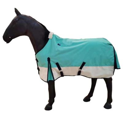 China Detachable Equestrian Blanket Winter Horse Blankets Logo Wear Resistant Oxford Polyester Neck Horse Blanket Custom Thick Comfortable Wholesale for sale