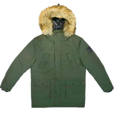 China OEM Custom Outdoor Fur Hooded Coat Jacket Winter Waterproof Warm Windbreaker Padded Jackets for sale