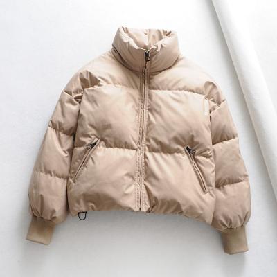 China Custom Made Lady Short Padded Coat Cotton Jacket Padded Loose Women Breathable for sale