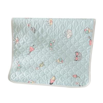 China Cotton Customized Waterproof Baby Pad Portable Washable Diaper Changing Pad For Babies for sale