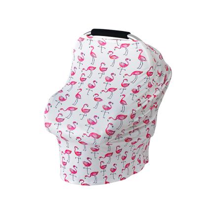 China Custom Made Canopy and Wholesale Sublimation Baby Car Seat Cover Cotton Breathable Nursing Nursing Covers for sale