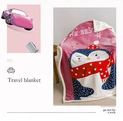 China PORTABLE Wholesale Plush Flannel Plush Toy Cute Newborn Baby Boys Girls Blankets Plush Wraps for sale