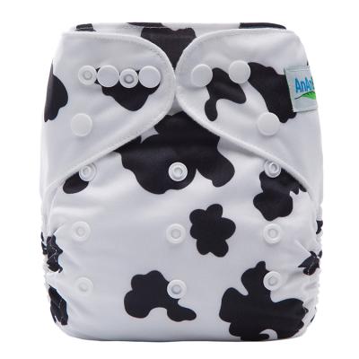 China Wholesale Print Washable Reusable Private Label Digital Cloth Pocket Baby Waterproof Diaper for sale