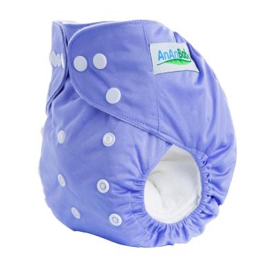 China 2020 AnAnBaby Reusable Organic Playful Plain Weave Baby Diaper for sale